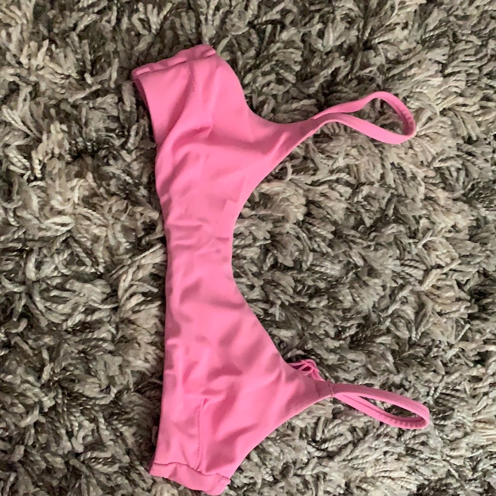 pink aerie bikini top